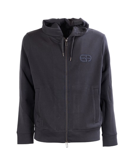 Shop EMPORIO ARMANI  Felpa: Emporio Armani felpa con cappuccio.
Cappuccio.
Maniche Lunghe.
Zip con doppio cursore.
Tasche laterali.
Logo ricamato su petto.
Composizione: 78% Cotone 18% Poliestere 6% Elastan.
Fabbricato in Cambogia.. 8N1ML6 1JHSZ-0920